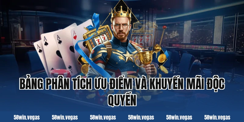 Bảng phân tích ưu điểm và khuyến mãi độc quyền