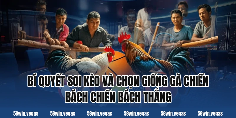 Bí quyết soi kèo và chọn giống gà chiến bách chiến bách thắng