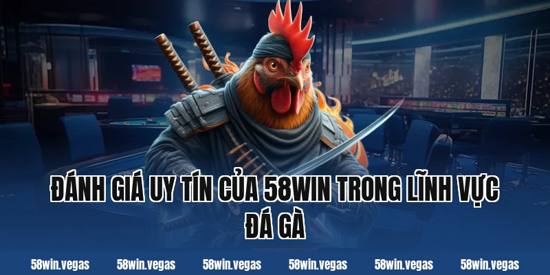 Đánh giá uy tín của 58win trong lĩnh vực đá gà